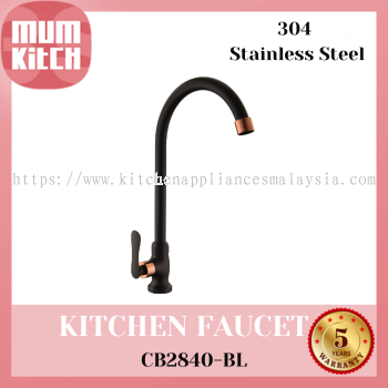 Cabana Kitchen Faucet Tap Pillar Mounted 304 Stainless Steel CB2840-BL