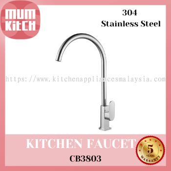 Cabana Kitchen Faucet Tap Pillar Mounted 304 Stainless Steel CB3803