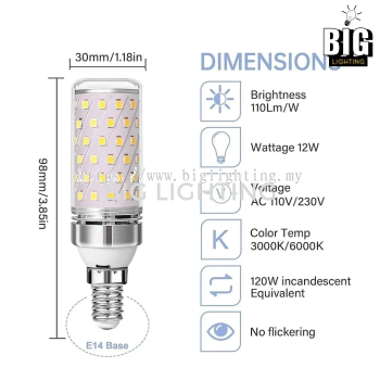 LED E14 Crystal Bulb