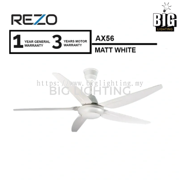 Rezo 56" Remote Control Ceiling Fan 