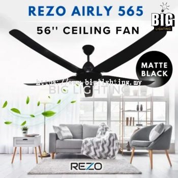 Rezo 56" DC Motor Remote Control Ceiling Fan 