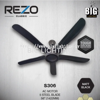 Rezo 56" Remote Control Ceiling Fan 