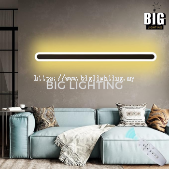 Nordic Style Wall Long Lamp Modern Minimalist Living Room Background Wall Lamp Light Luxury Creative Linear Lamp Bedroom Bedside Lamp