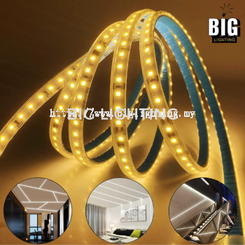 LED Strip 220V Waterproof High Brightness LED Band Lights Flexible High Safety Kitchen Outdoor Lighting Led Tape