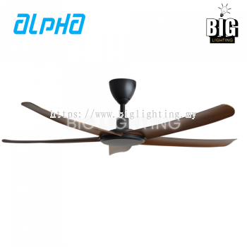 Alpha PAZION G2-5B 56" DC Motor 12 Speeds Ceiling Fan With Remote Control