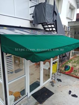 Fabric Awning : Solution to Glass House Awning