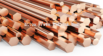 Copper Hexagon Bar