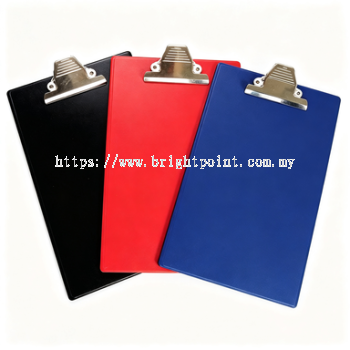PVC CLIPBOARD F4 GIANT CLIP