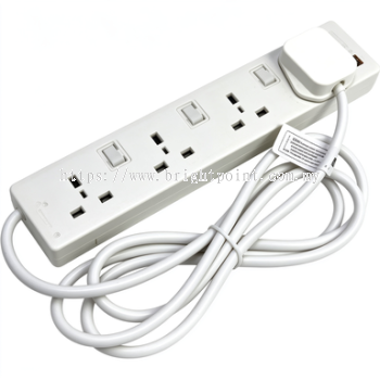 MULTI-SOCKET 5 METRE EXTENSION CABLE (SIRIM)