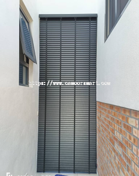 Motorised Timber Venetian Blinds