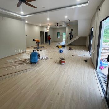 SPC Flooring Works at Bandar Tasik Kesuma, Beranang