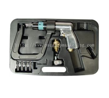 1756 Air Spot Drill with 5.5″ Deep Clamp Kit and 5 Drill Bits