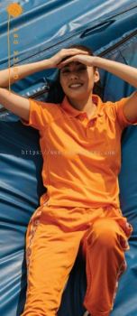 FEMALE MICROFIBRE EYELET Short Sleeve Polo Shirt