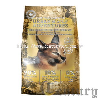 Urbanwolf Adventures Wild Caught Six Fish With Herbs Mix Cat Food