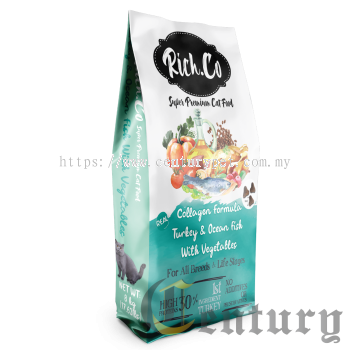 Rich Choice Collagen Formula Super Premium Cat Food (8kg) - Turkey & Ocean Fish with Vegetables