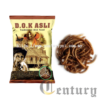 D.O.K ASLI (TRADISIONAL BIRD FOOD) 6 IN 1 ULAT