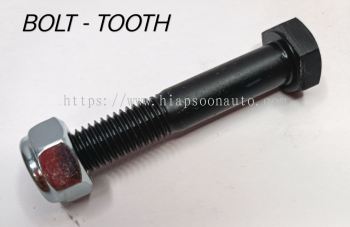 BOLT & NYLON NUT -  TOOTH