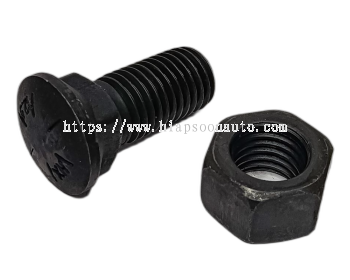 5/8"  X  2"  BROW  BOLT  &  NUT  