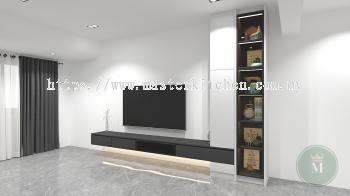 Customize Aluminium TV Cabinet with Multi-Purpose Storage Cabinet