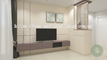 Customize Melamine Hanging Wall Mounted TV Cabinet TV Console