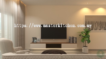 Customize Plywood Floating TV Cabinet 