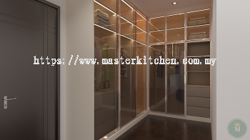 Custom Modern Aluminium Wardrobe 