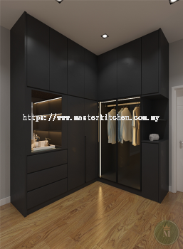 Custom Modern Aluminium Wardrobe 