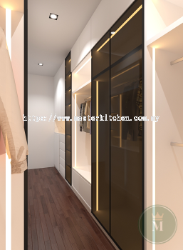 Custom Modern Aluminium Wardrobe 