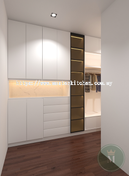 Custom Modern Aluminium Wardrobe 