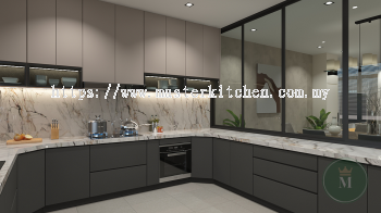 Custom Aluminium Kitchen Cabinet