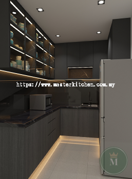 Custom Aluminium Kitchen Cabinet