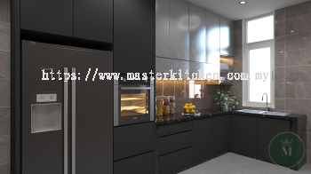 Custom Aluminium Kitchen Cabinet