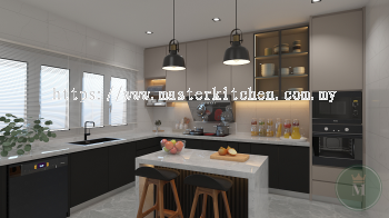 Custom Aluminium Kitchen Cabinet