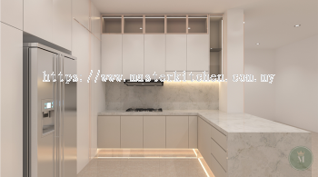 Custom Melamine Kitchen Cabinet 