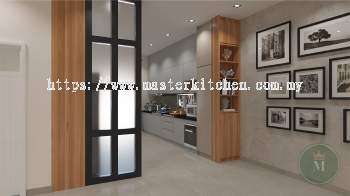 Custom Melamine Kitchen Cabinet 