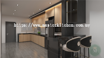 Custom Melamine Kitchen Cabinet 