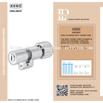 KESO CYLINDER WITH THUMB TURN