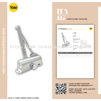 YALE C-77EN4 SERIES DOOR CLOSER