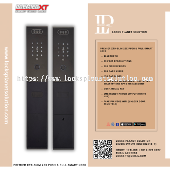 PREMIER XTD-SLIM 20X PUSH & PULL SMART LOCK