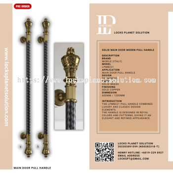 Pull Handle | Stainless Steel Door Pull Hanlde | Design For Wooden Door Pull Handle For Glass Door Design Pull Handle | Classic Pull Handle | LPMB221
