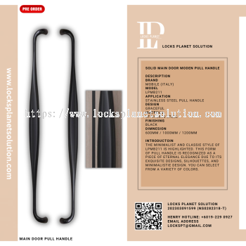 Pull Handle | Stainless Steel Door Pull Hanlde | Design For Wooden Door Pull Handle For Glass Door Design Pull Handle | Classic Pull Handle | LPMB211