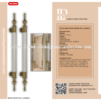 Pull Handle | Stainless Steel Door Pull Hanlde | Design For Wooden Door Pull Handle For Glass Door Design Pull Handle | Classic Pull Handle | LPMB206