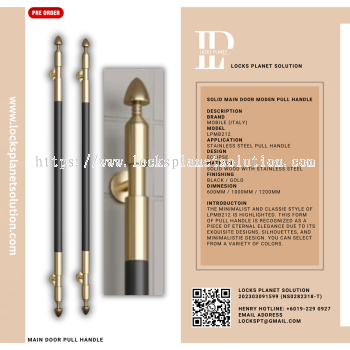 Pull Handle | Stainless Steel Door Pull Hanlde | Design For Wooden Door Pull Handle For Glass Door Design Pull Handle | Classic Pull Handle | LPMB212