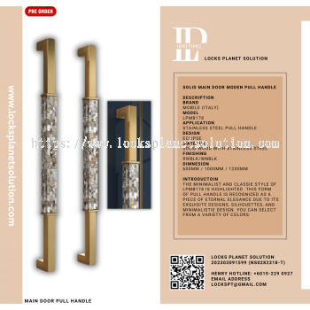 Pull Handle | Stainless Steel Door Pull Hanlde | Design For Wooden Door Pull Handle For Glass Door Design Pull Handle | Classic Pull Handle | LPMB178