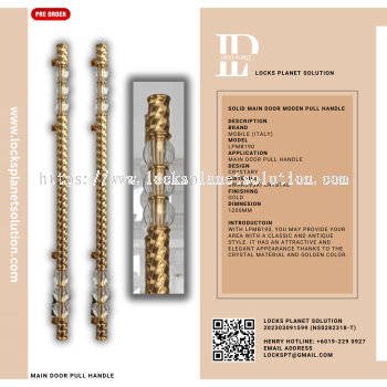 Pull Handle | Stainless Steel Door Pull Hanlde | Design For Wooden Door Pull Handle For Glass Door Design Pull Handle | Classic Pull Handle | LPMB190