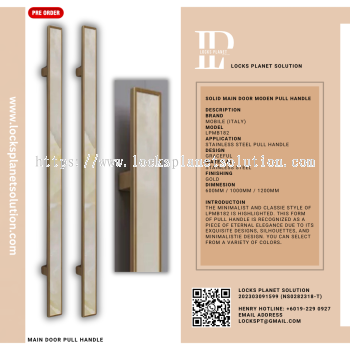Pull Handle | Stainless Steel Door Pull Hanlde | Design For Wooden Door Pull Handle For Glass Door Design Pull Handle | Classic Pull Handle | LPMB182
