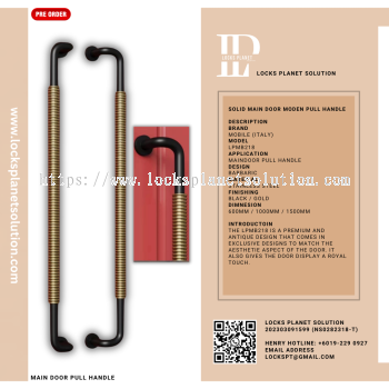 Pull Handle | Stainless Steel Door Pull Hanlde | Design For Wooden Door Pull Handle For Glass Door Design Pull Handle | Classic Pull Handle | LPMB218
