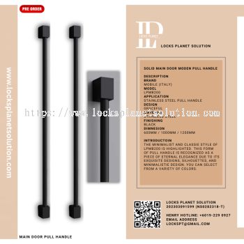 Pull Handle | Stainless Steel Door Pull Hanlde | Design For Wooden Door Pull Handle For Glass Door Design Pull Handle | Classic Pull Handle | LPMB200