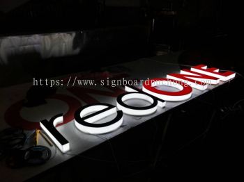 Red One Network Sdn Bhd 3D Led Acrylic sign At batang kali 