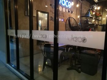 Jaco kitchen cafa frosted die cut sticker at bukit tinggi klang